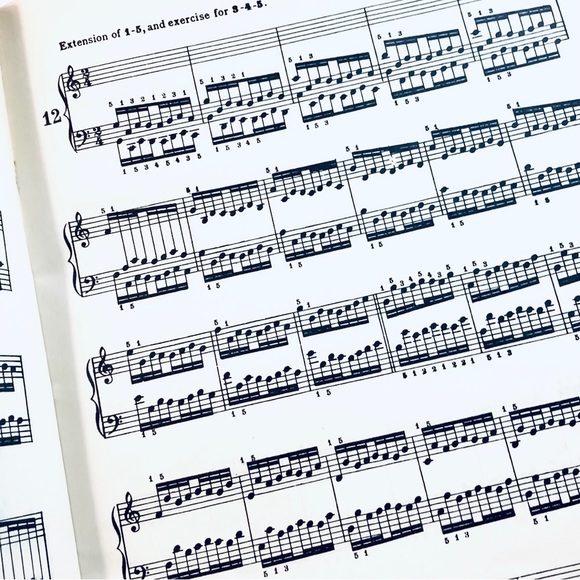 Hanson Book 1 Virtuoso Pianist Twenty Exercises for Piano - Picture 3 of 4